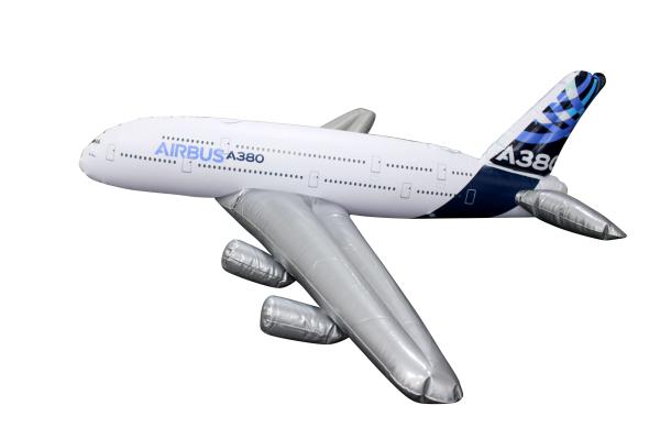 Aufblasbares Flugzeug Airbus House Colour Airbus A380 XL